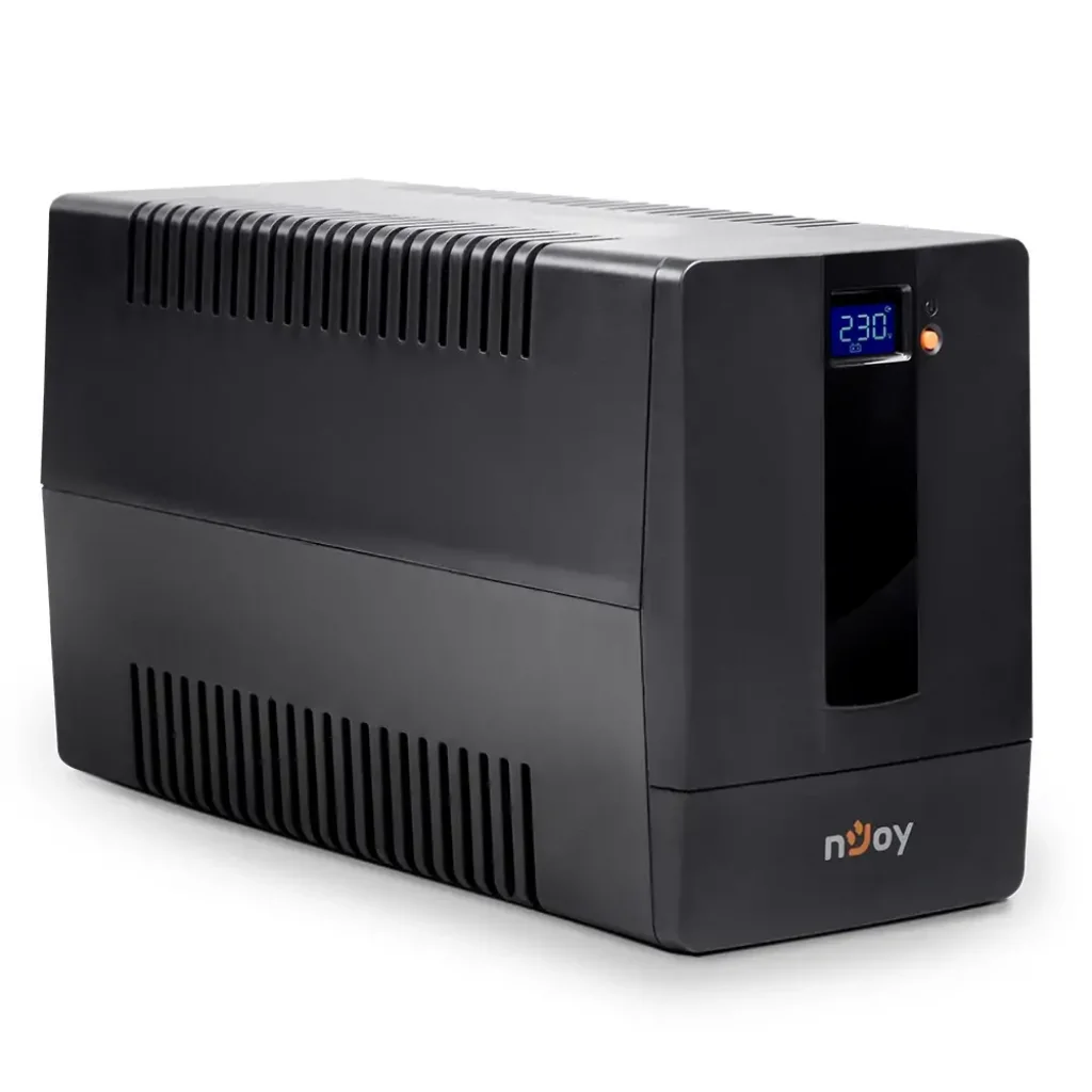 ДБЖ NJOY Horus Plus 1000 (PWUP-LI100H1-AZ01B), Lin.int., AVR, 4 x євро, USB, LCD, пластик, Horus Plus 1000 USB UA