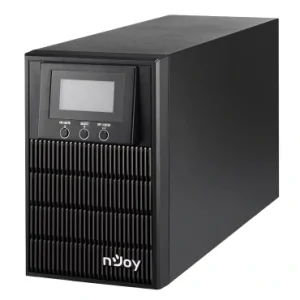 ДБЖ NJOY Aten Pro 1000 (PWUP-OL100AP-AZ01B), Online, 3 x Schuko, USB, LCD, метал UA