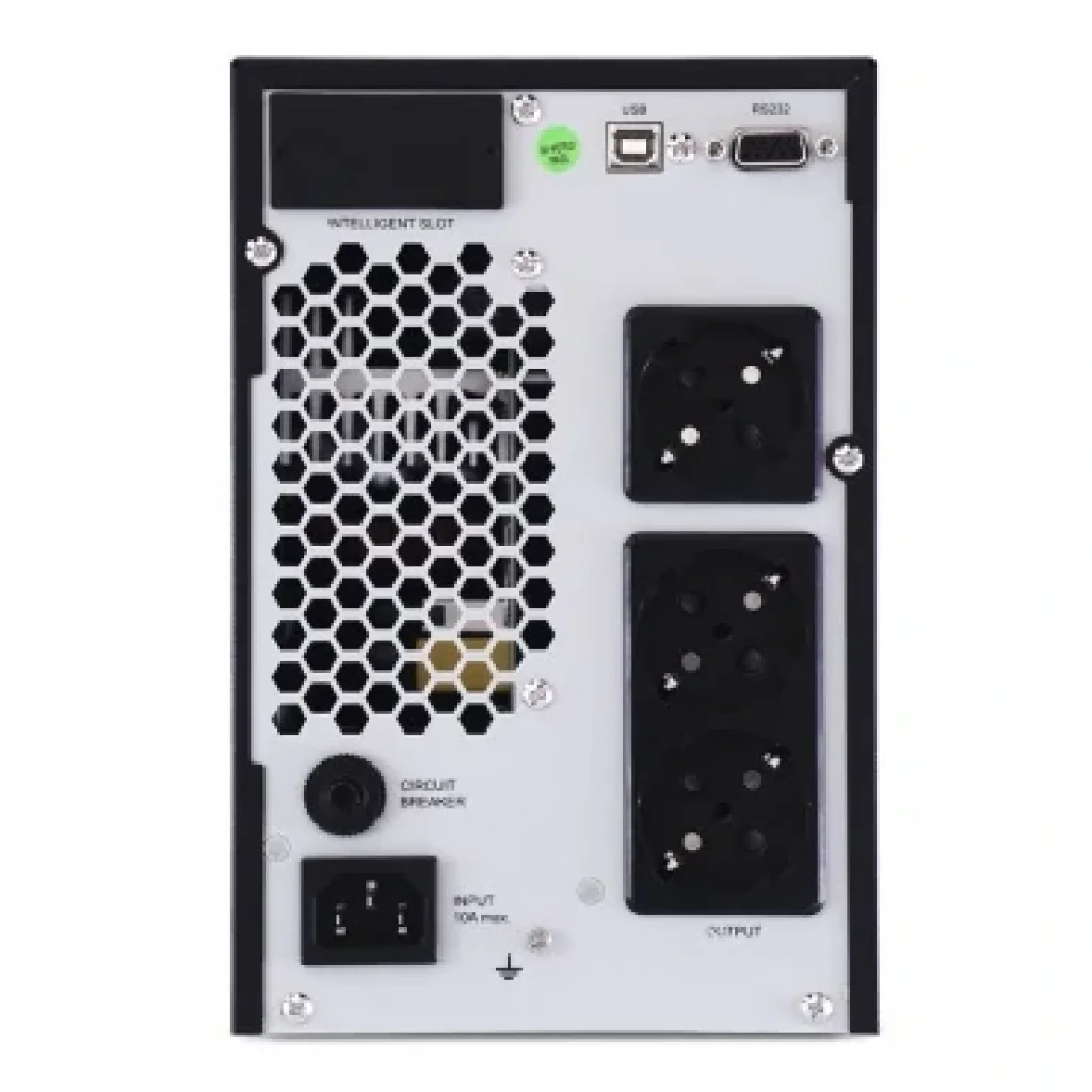 ДБЖ NJOY Aten Pro 1000 (PWUP-OL100AP-AZ01B), Online, 3 x Schuko, USB, LCD, метал UA