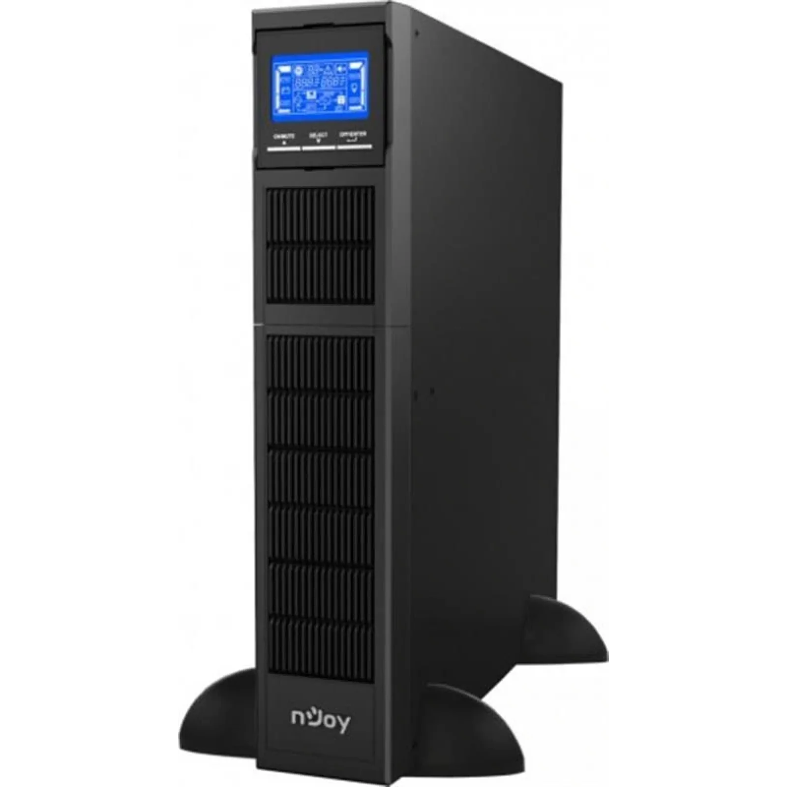 ДБЖ NJOY Balder 1000 (UPCMCOP110HBAAZ01B), Online, 8 x IEC, USB, LCD, метал UA