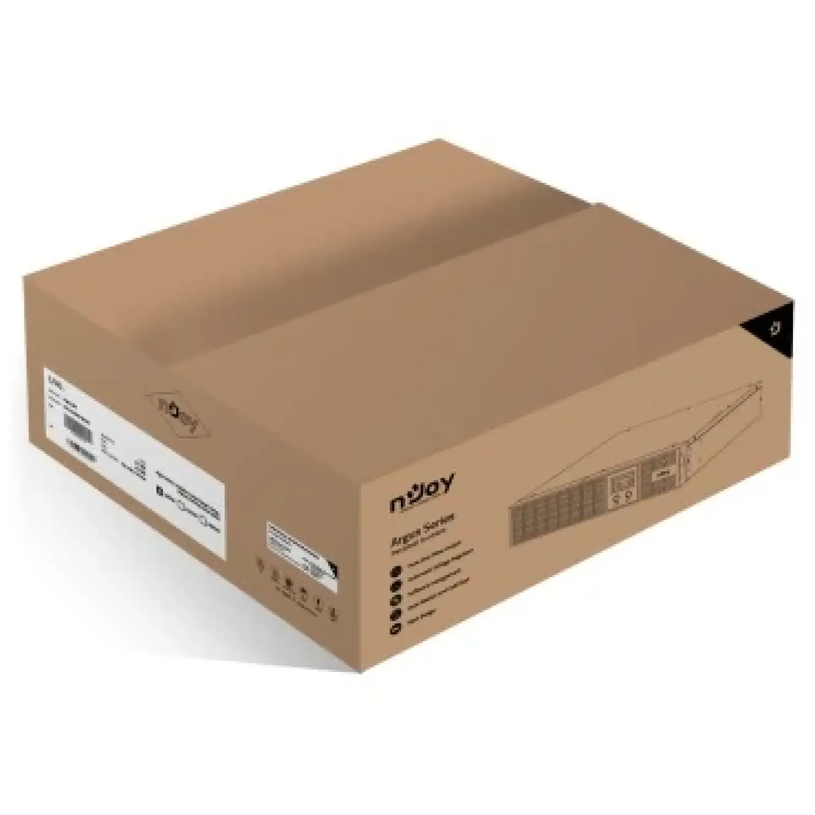 ДБЖ NJOY Argus 1200 (UPLI-LI120AG-CG01B), Lin.int., 4 x IEC, USB, LCD, метал UA