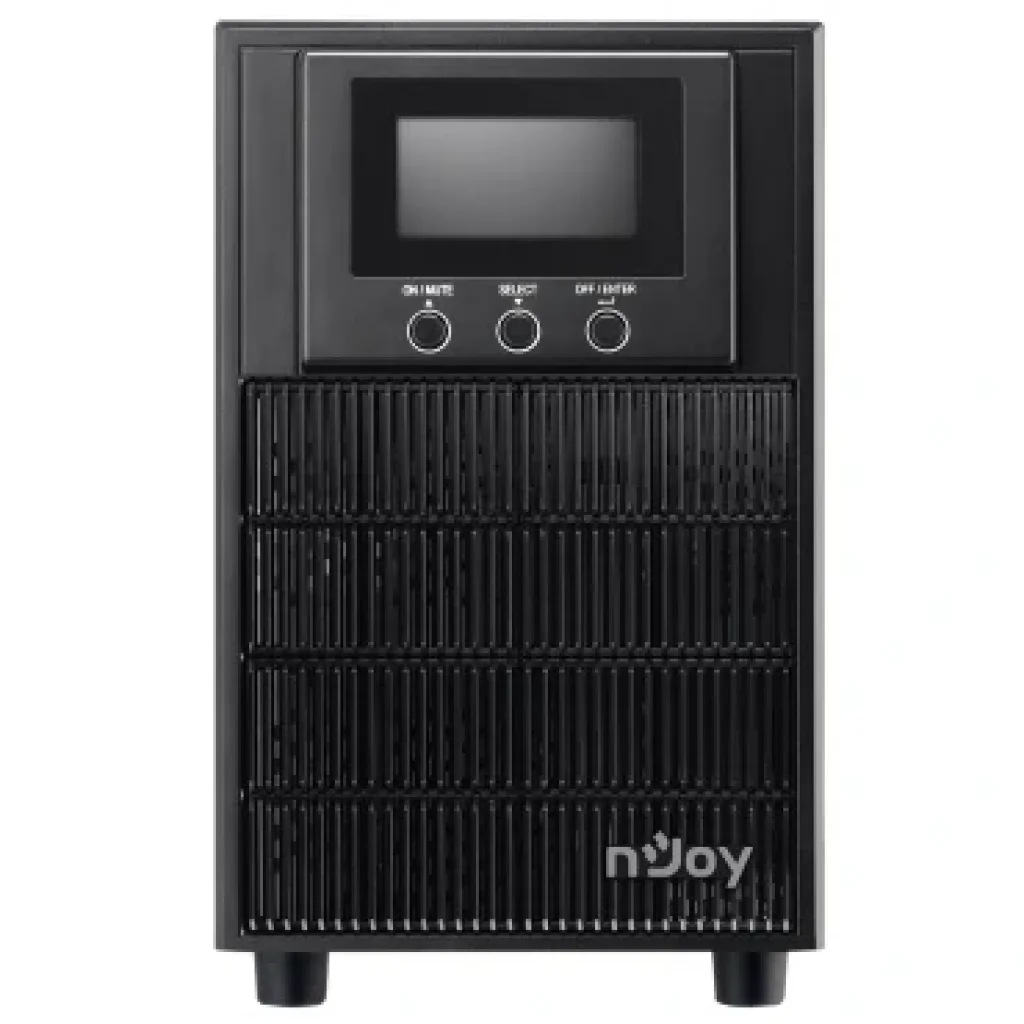 ДБЖ NJOY Aten Pro 2000 (PWUP-OL200AP-AZ01B), Online, 3 x Schuko, USB, LCD, метал UA