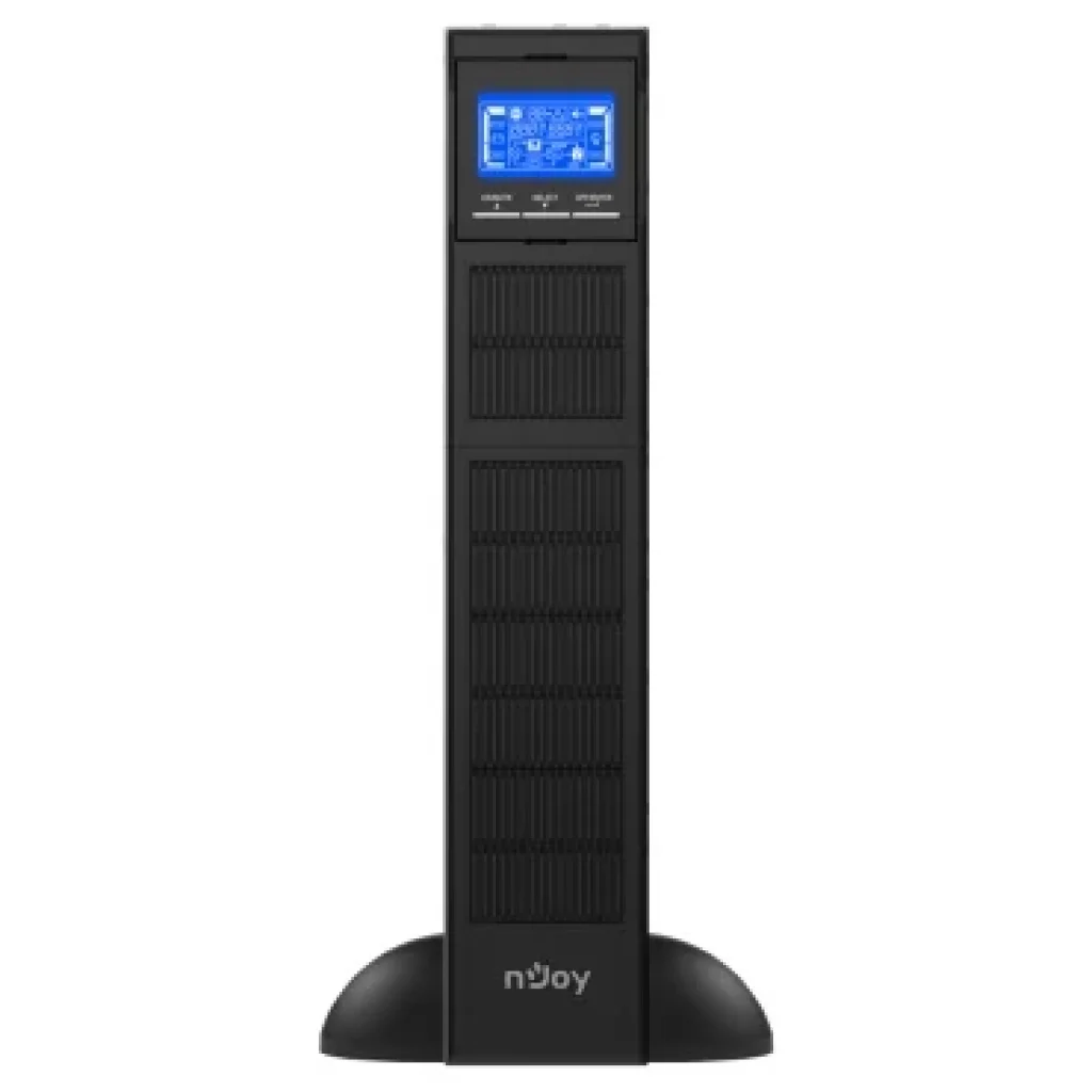 ДБЖ NJOY Balder 2000 (UPCMCOP120HBAAZ01B), Online, 8 x IEC, USB, LCD, метал UA