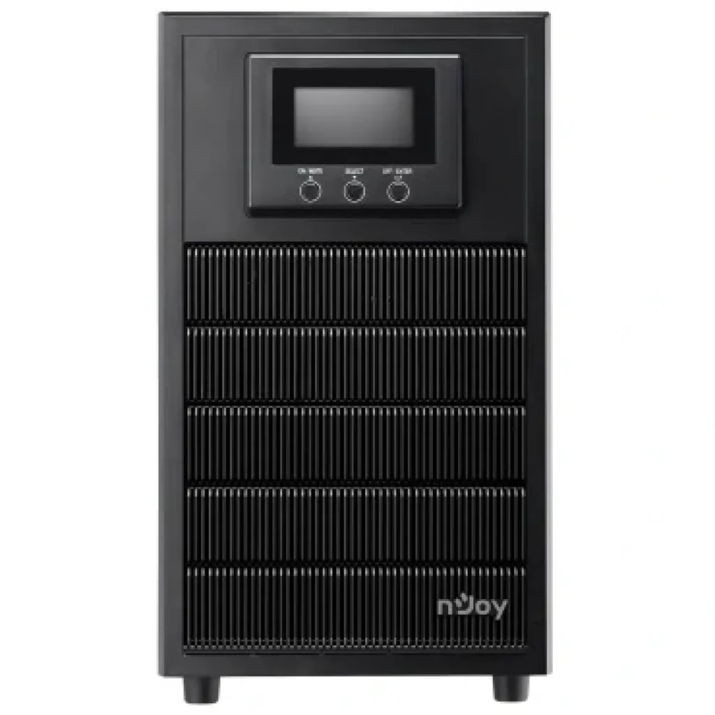 ДБЖ NJOY Aten Pro 3000 (PWUP-OL300AP-AZ01B), Online, 4 x Schuko, USB, LCD, метал UA