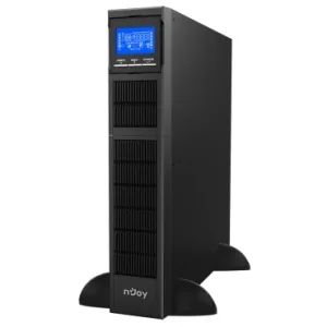 ДБЖ NJOY Balder 3000 (PWUP-OL300BA-AZ01B), Online, 8 x IEC, USB, LCD, метал UA