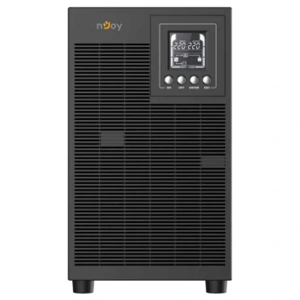 ДБЖ NJOY Echo Pro 3000 (UPOL-OL300EP-CG01B), Online, 4 x Schuko, USB, LCD, метал UA