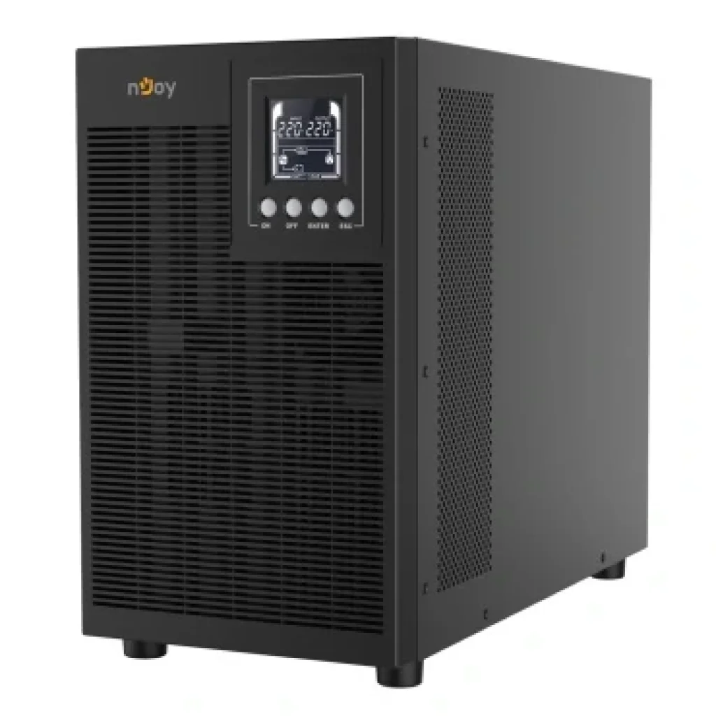 ДБЖ NJOY Echo Pro 3000 (UPOL-OL300EP-CG01B), Online, 4 x Schuko, USB, LCD, метал UA