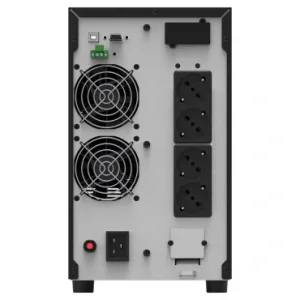 ДБЖ NJOY Echo Pro 3000 (UPOL-OL300EP-CG01B), Online, 4 x Schuko, USB, LCD, метал UA