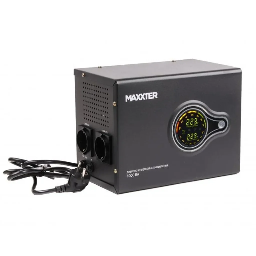 ДБЖ Maxxter MX-HI-PSW500-01 500VA, Lin.int., 1xEURO UA