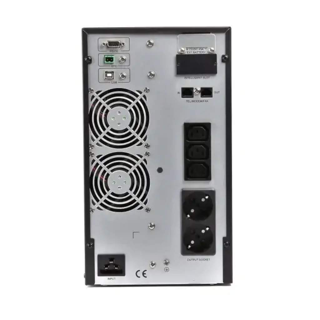 ИБП EnerGenie EG-UPSO-3000 3000VA, On-line, 3xIEC+2xSchuko, металл UA