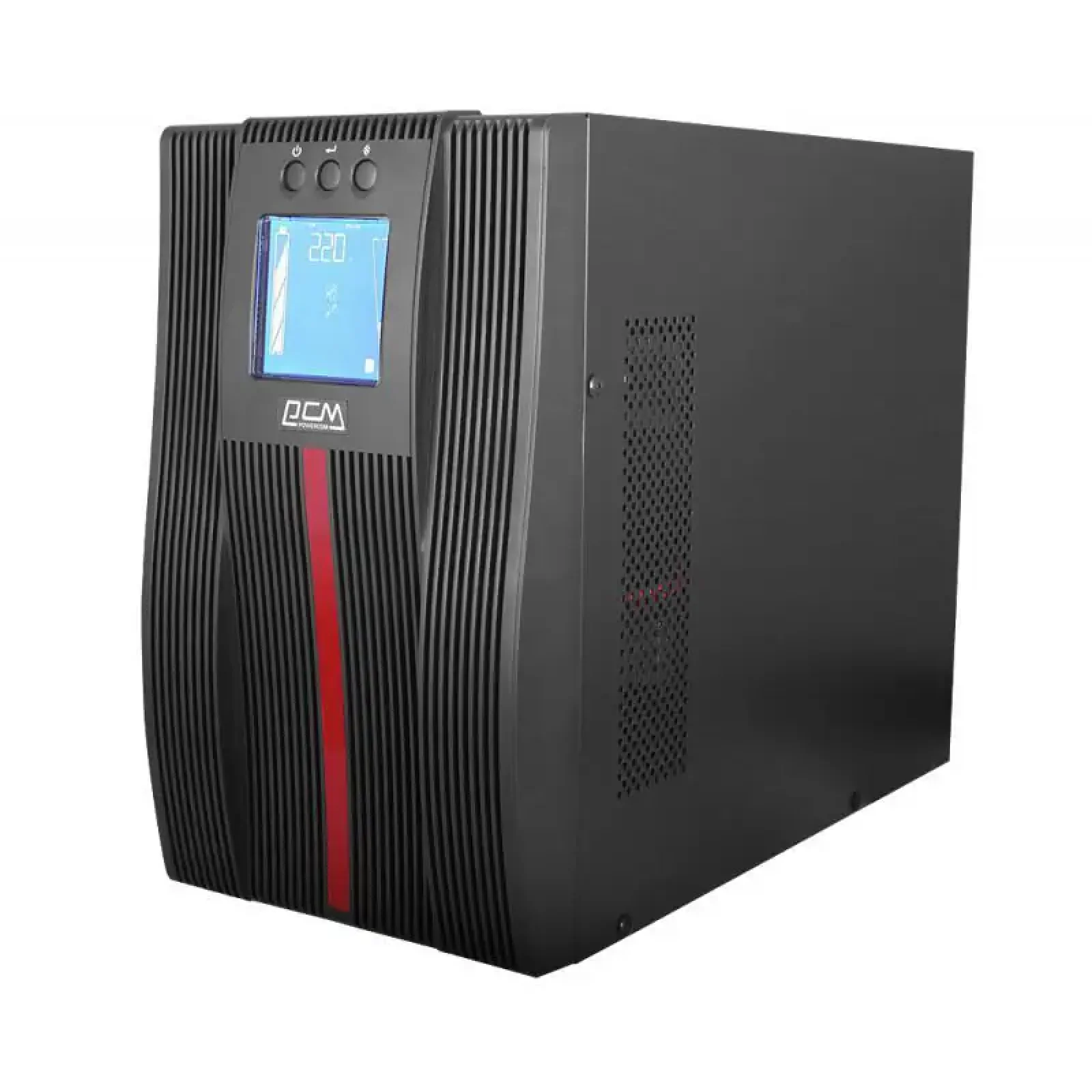 Джерело безперебійного живлення Powercom MAC-2K Schuko, Online, 3 х euro, LCD, RS-232, USB, металл (00230042) UA