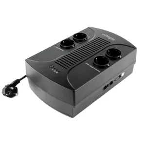 ИБП EnerGenie EG-UPS-001 650VA, Line Int., AVR, 4 x Schuko, пластик UA