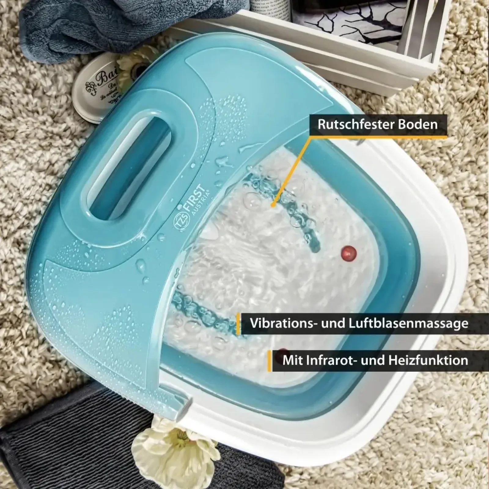 Масажна ванночка для ніг First FA-8116-2-BL UA