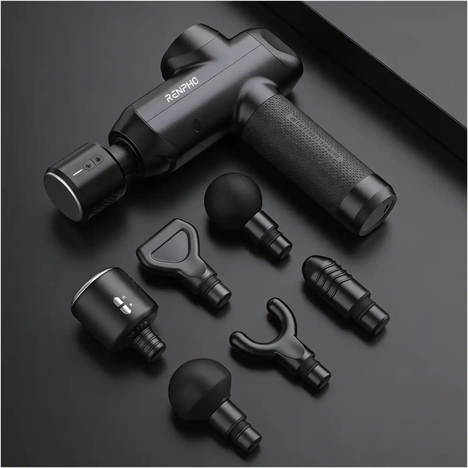 Перкуссионный массажер RENPHO Power Thermacool Massage Gun (R-C001SH-BK) UA