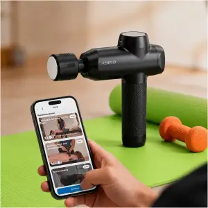 Перкуссионный массажер RENPHO Power Thermacool Massage Gun (R-C001SH-BK) UA