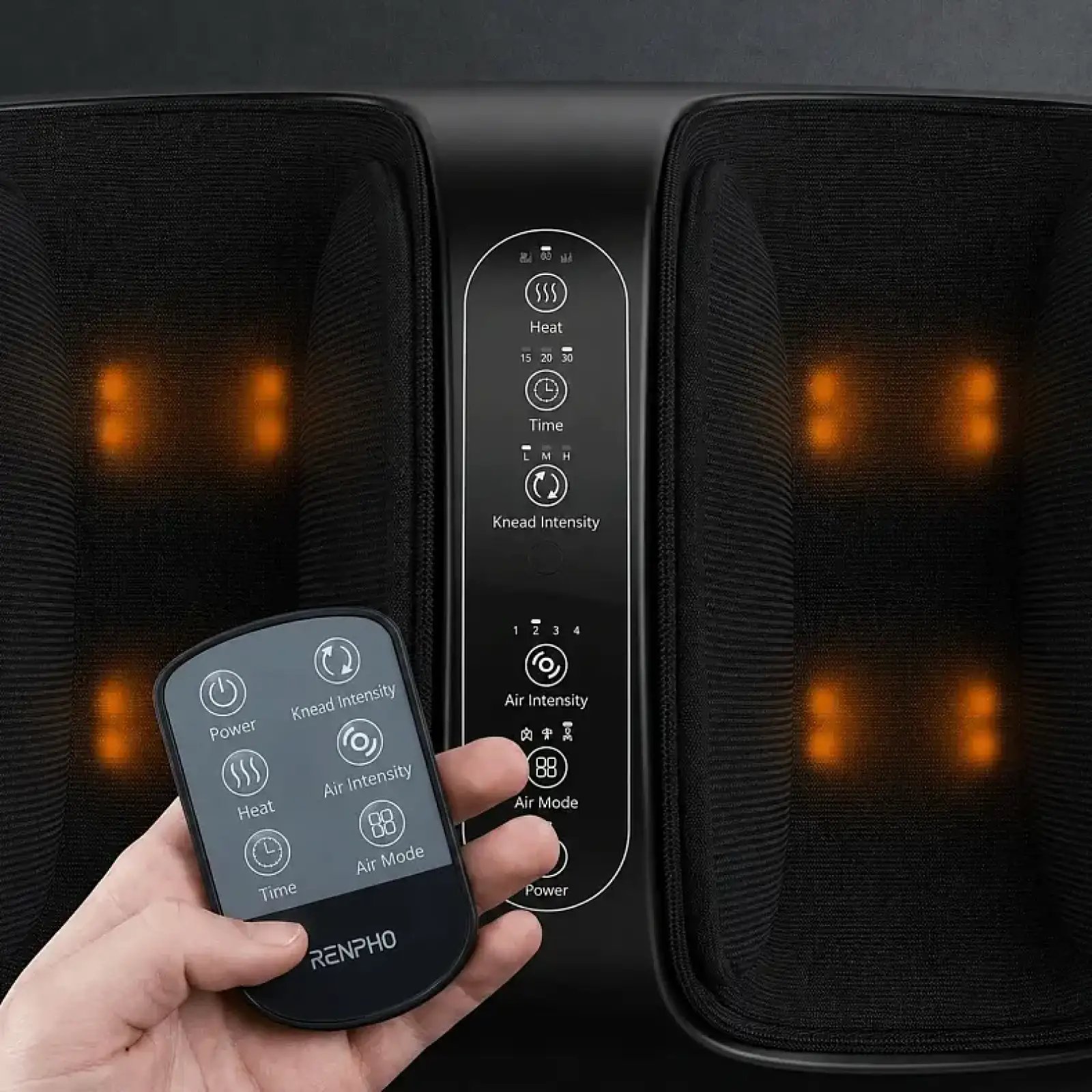 Массажер для ног RENPHO 2-in-1 Foot and Calf Massager White (R-D001R-WH) UA