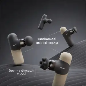 Перкусійний масажер RENPHO Mini Thermal Grey (R-WMG10-GY) UA