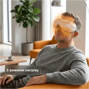 Масажер для очей RENPHO Eyeris 1 Eye Massager White (RF-EM001R-WH) UA