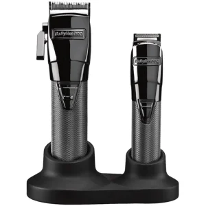 Машинка для стрижки Babyliss Pro FX8705E GunSteel FX Grooming Set UA