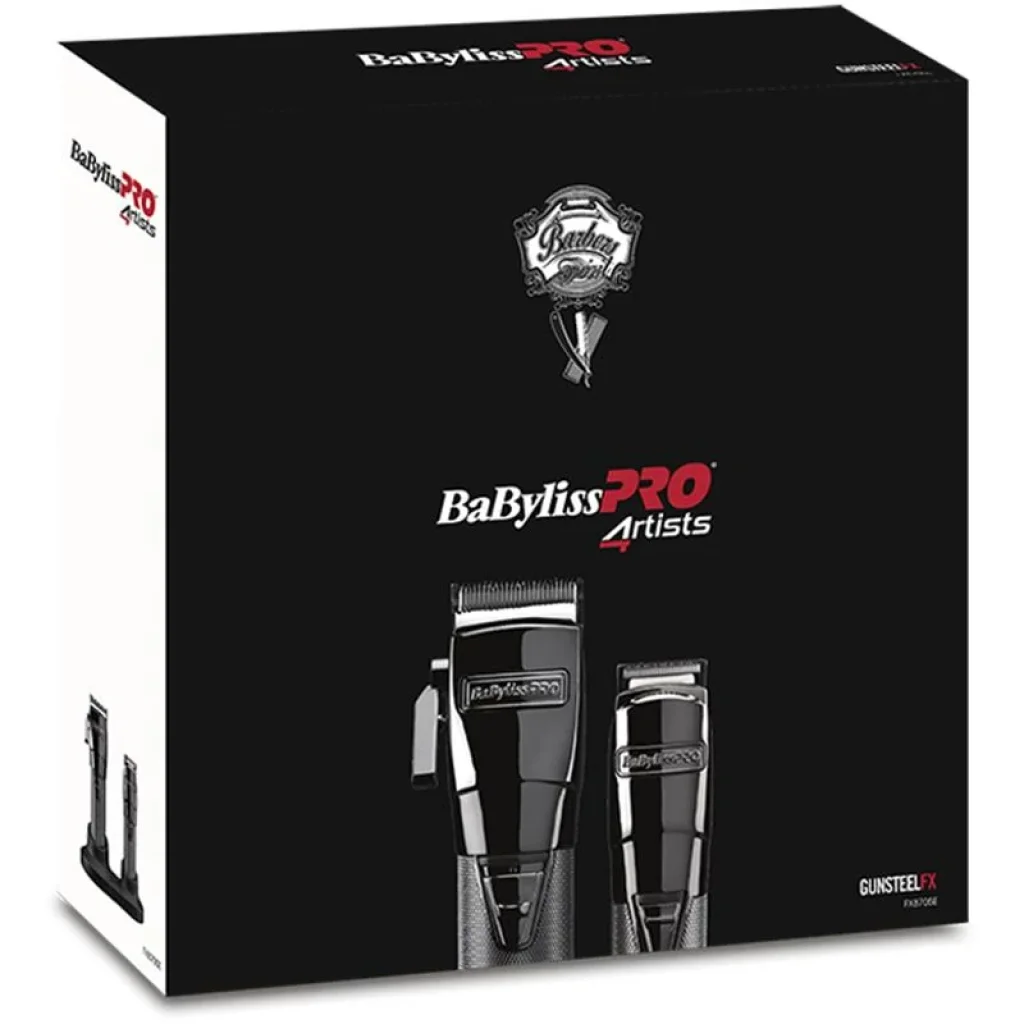 Машинка для стрижки Babyliss Pro FX8705E GunSteel FX Grooming Set UA