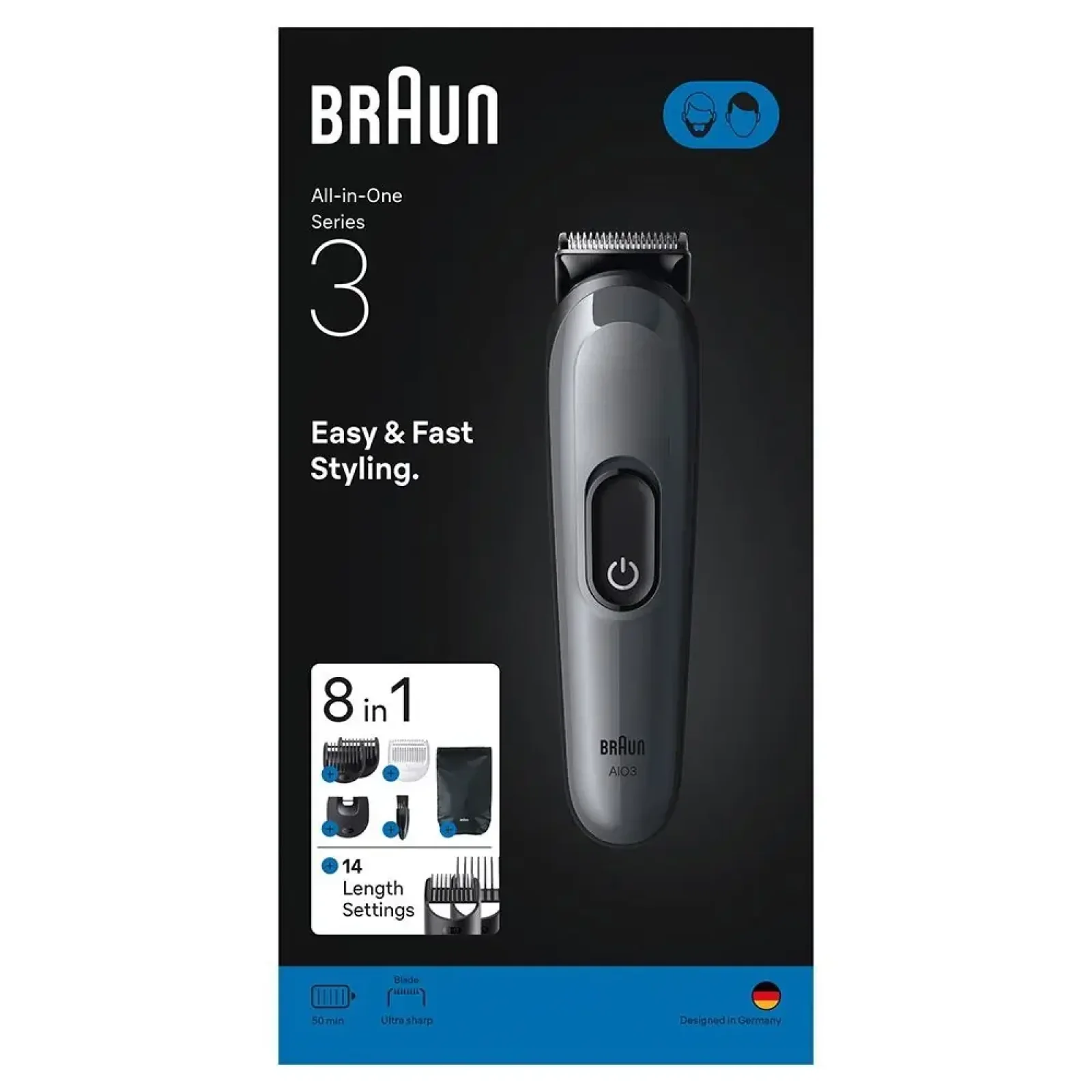 Триммер Braun AIO 3540 UA