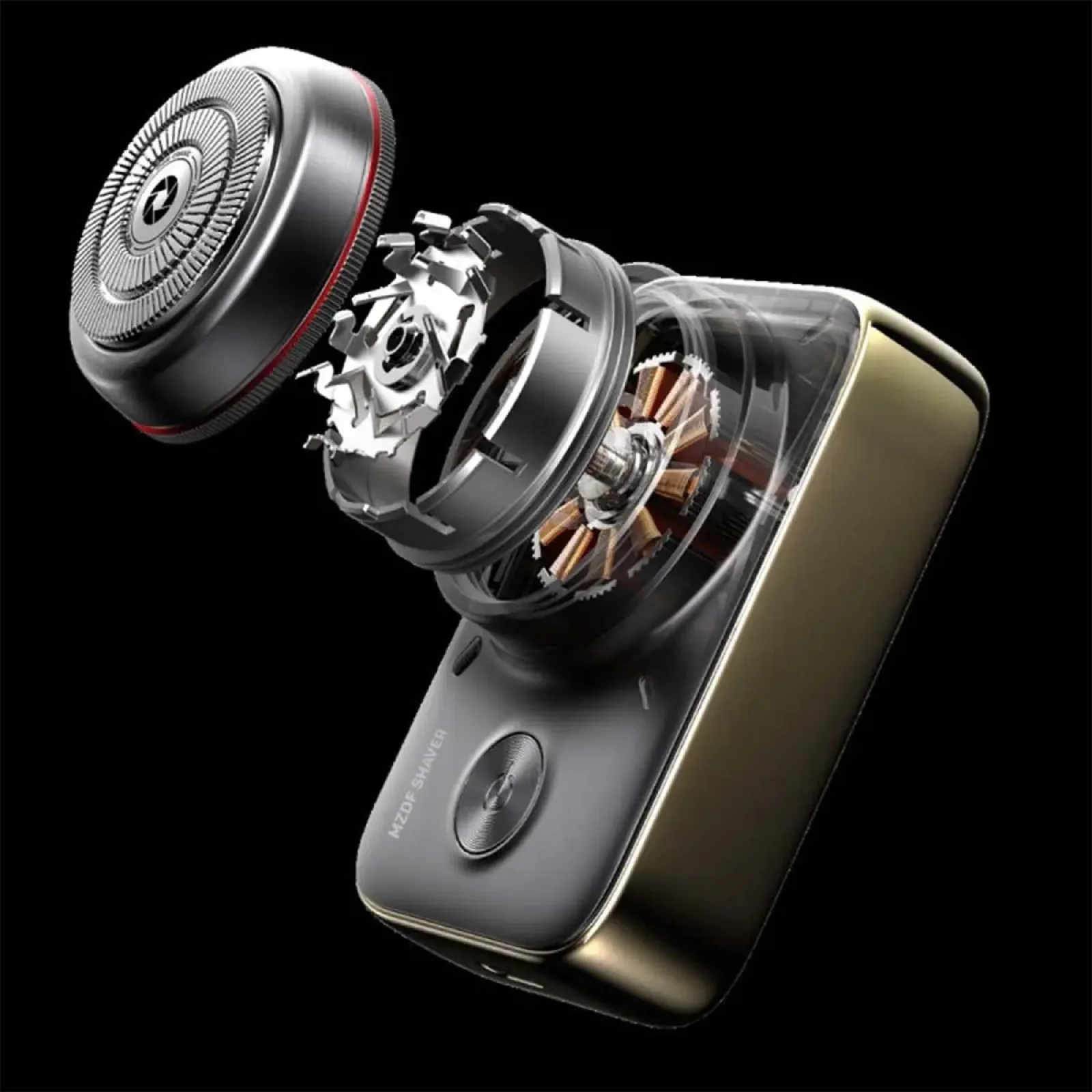 Електробритва Metz Camerist Shaver titanium gold with Bag (MZDF013) UA