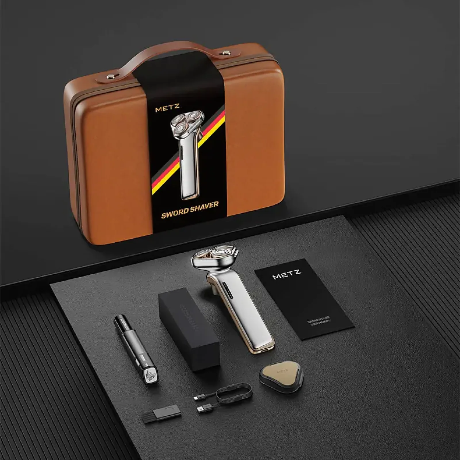 Електробритва Metz The Sword Shaver with Sword with nose hair cutter (MZDF032) UA