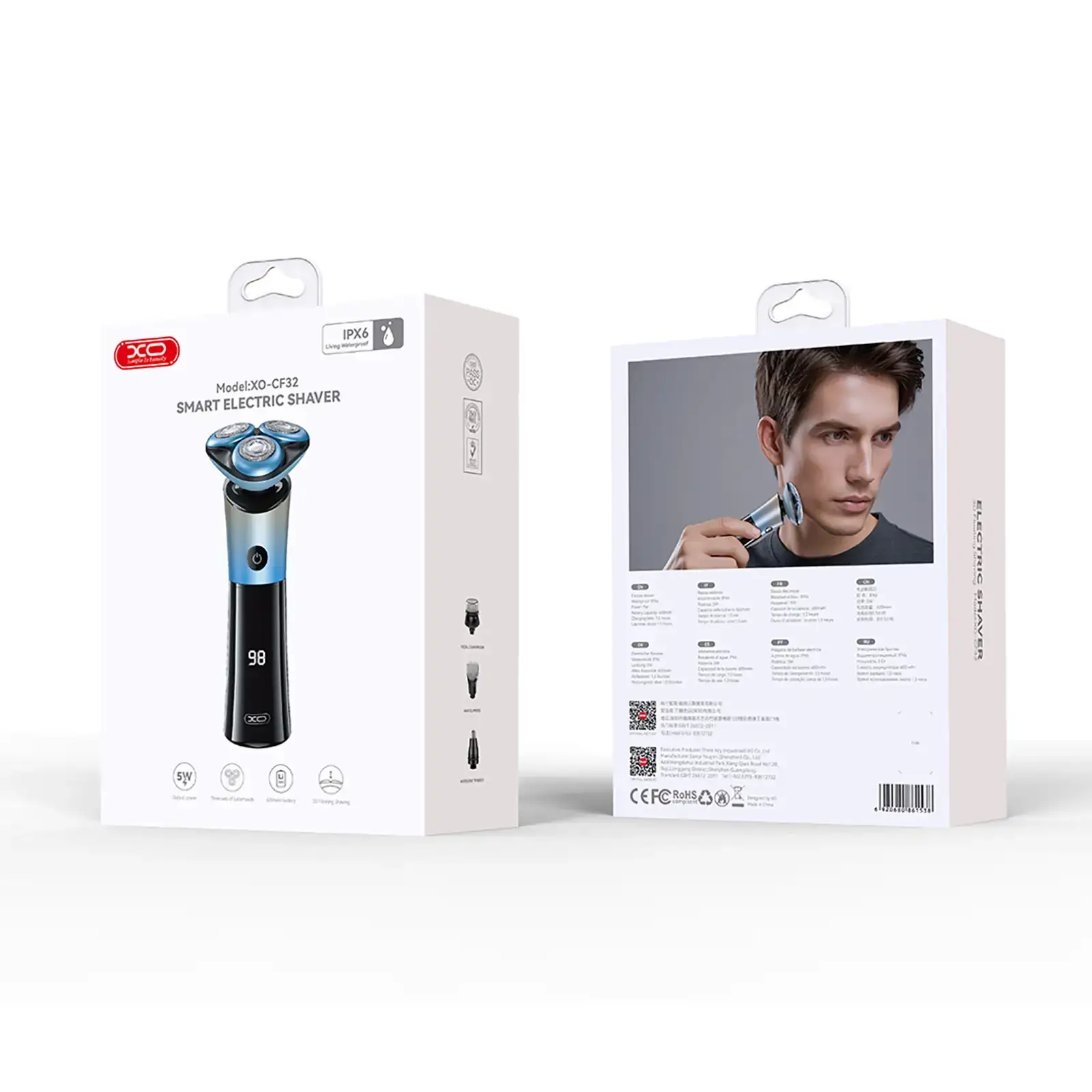 Электробритва XO CF32 Blue UA