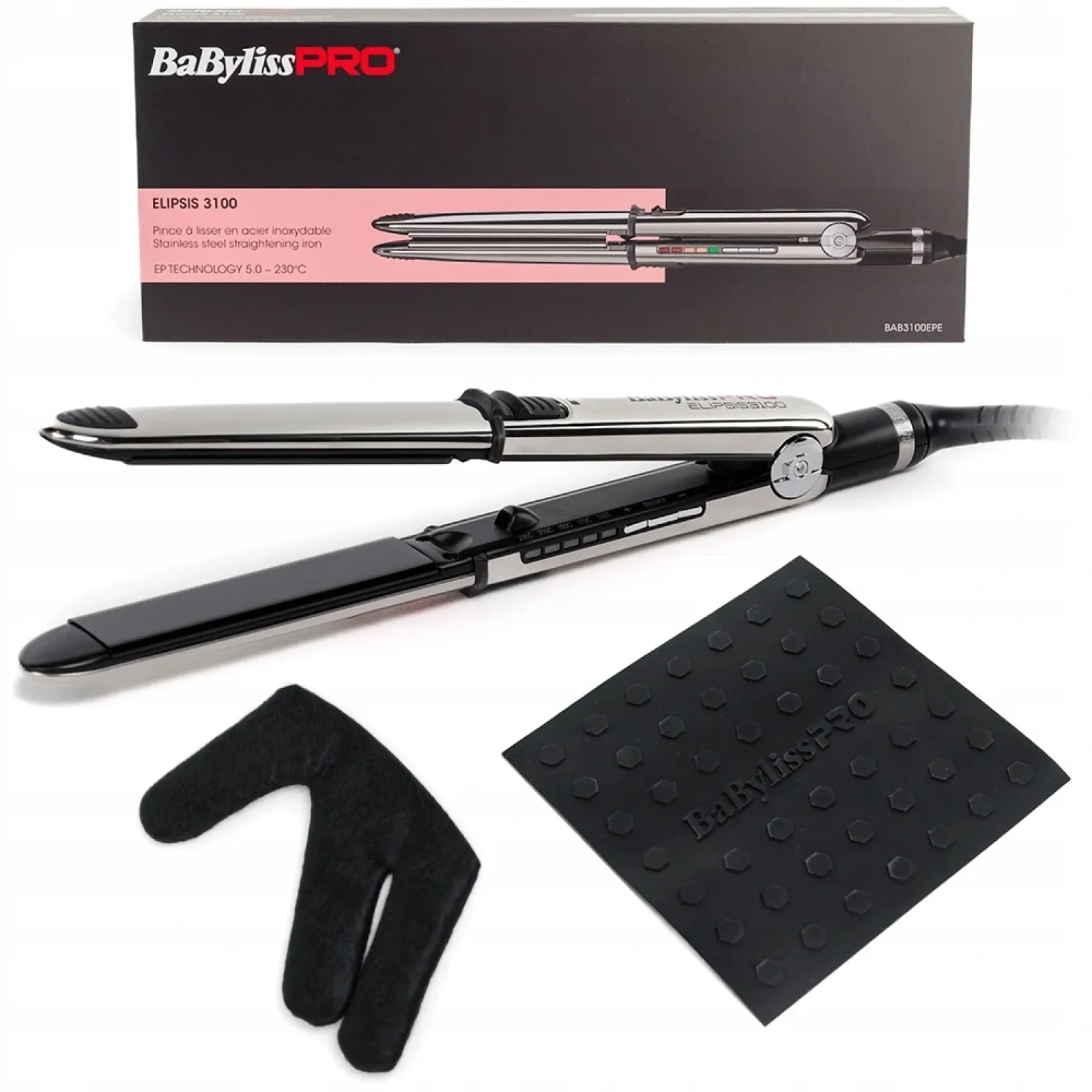 Випрямляч для волосся Babyliss Pro BAB3100EPE UA