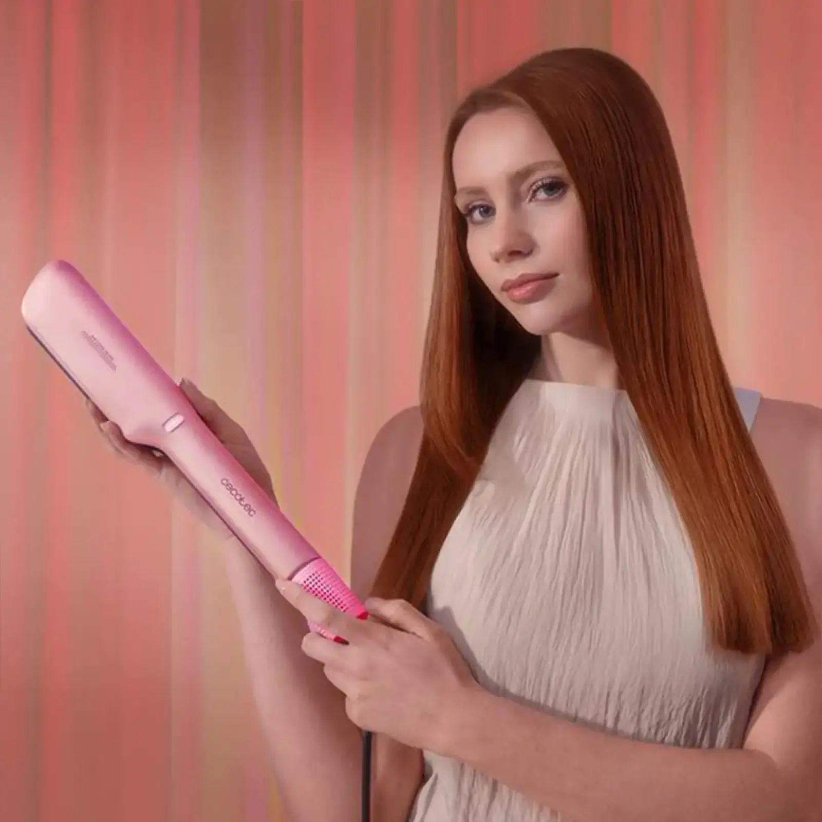 Утюжок (выпрямитель) для волос Cecotec Air Lisse Champagne (A01_EU01_100989) UA