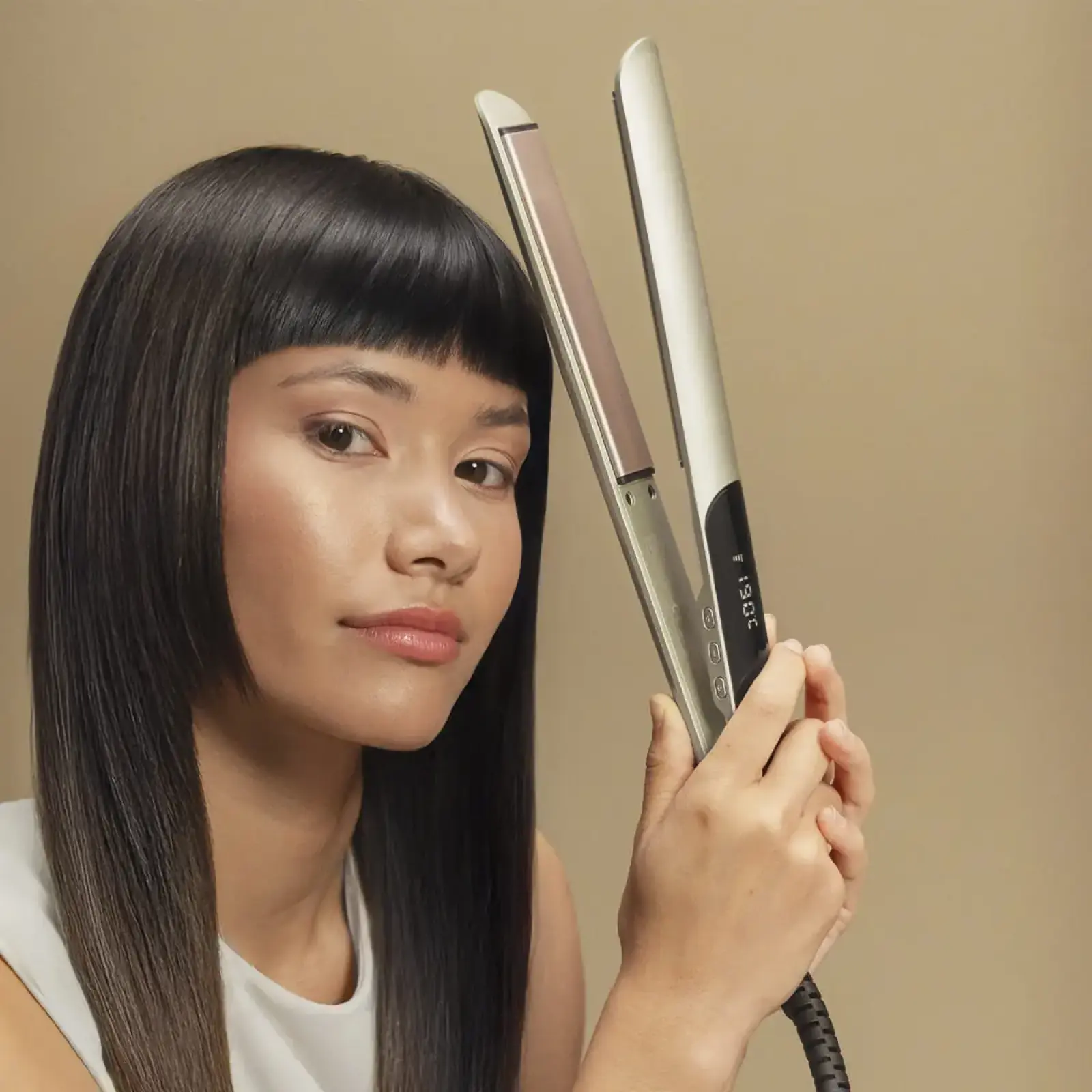 Утюжок (выпрямитель) для волос Cecotec Lisse Keratin Essence Champagne (A01_EU01_110363) UA