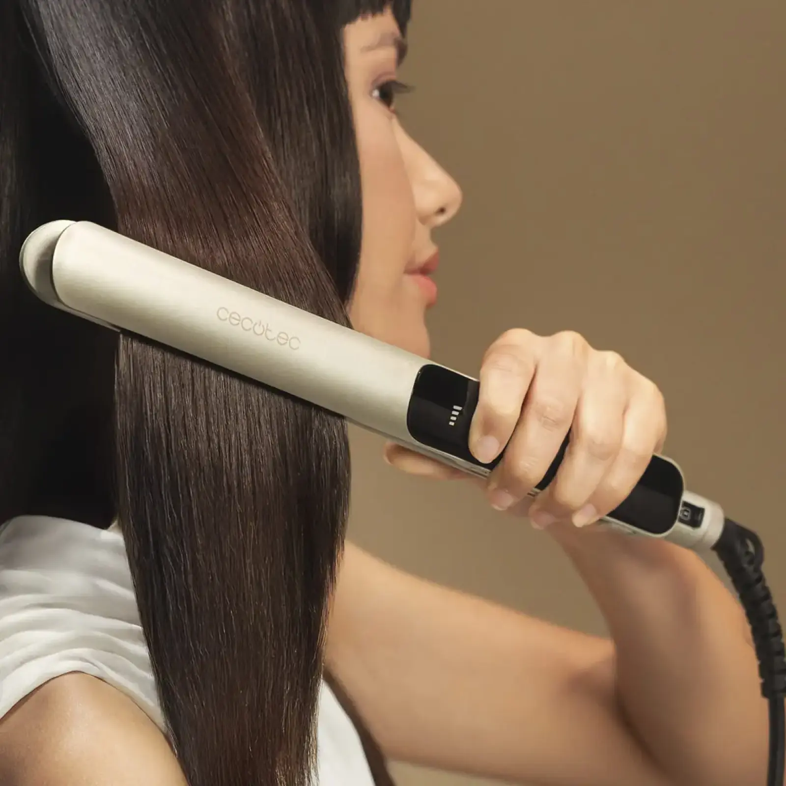 Утюжок (выпрямитель) для волос Cecotec Lisse Keratin Essence Champagne (A01_EU01_110363) UA