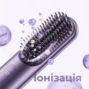 Бездротова щітка-випрямляч для волосся Dreame Sleek Cherry Pink (AA02B-CHP) UA