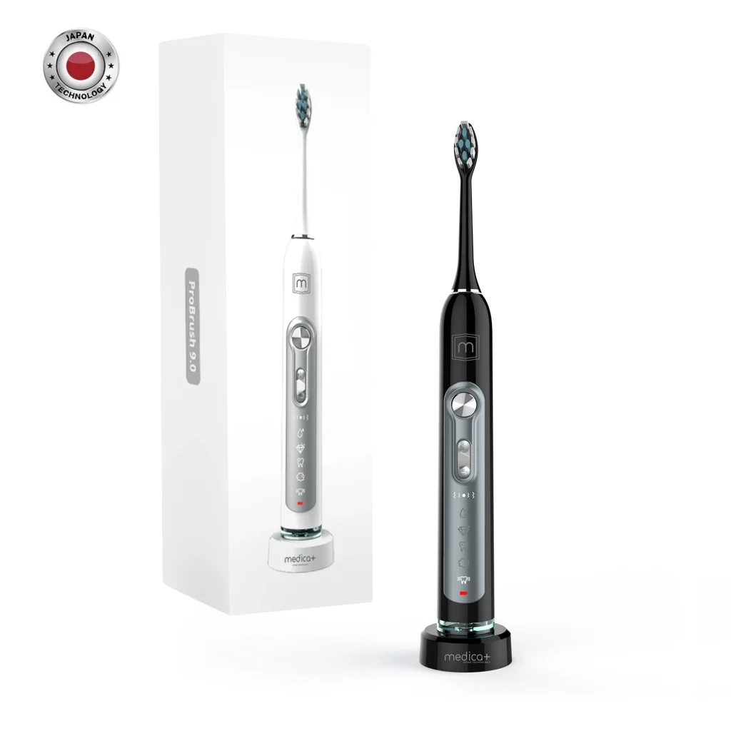 Ультразвукова зубна щітка Medica+ Probrush 9.0 (Ultasonic) Black (MD-102973), 8005125501076 UA