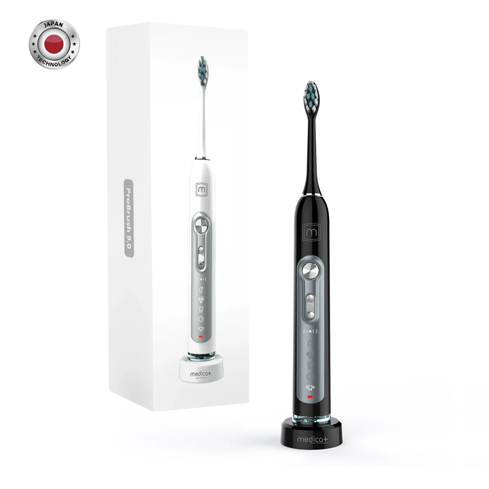 Ультразвуковая зубная щетка Medica+ Probrush 9.0 (Ultasonic) Black (MD-102973), 8005125501076 UA