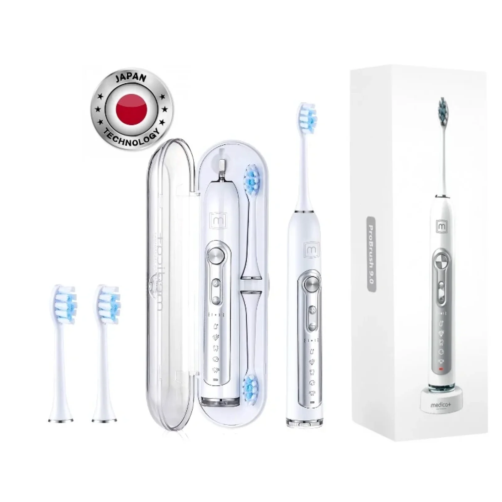 Ультразвуковая зубная щетка Medica+ Probrush 9.0 (Ultasonic) White (MD-102974), 6971792961326 UA