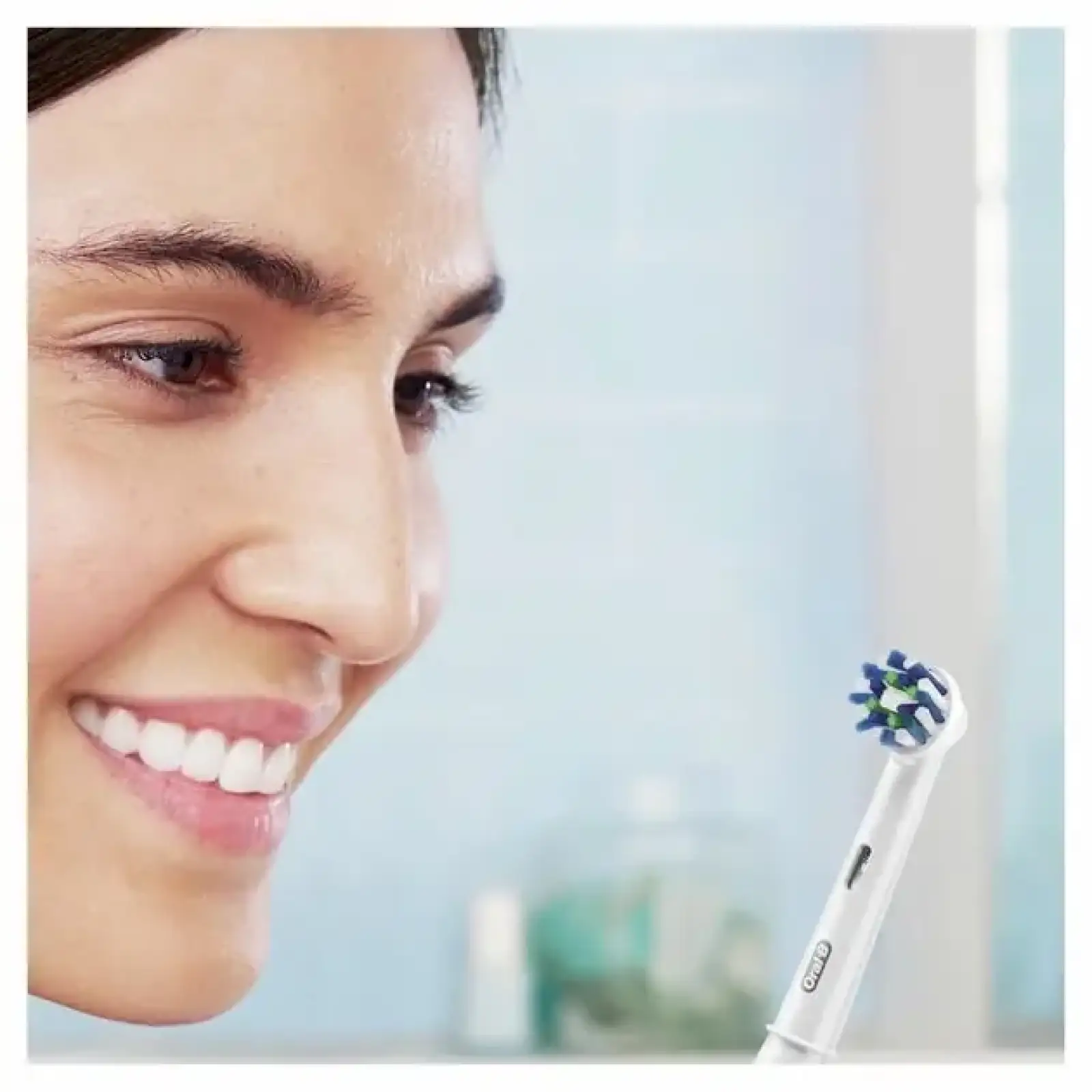 Зубна електрощітка Braun Oral-B Pro1 D305.513.3 CrossAction Caribbean Blue UA