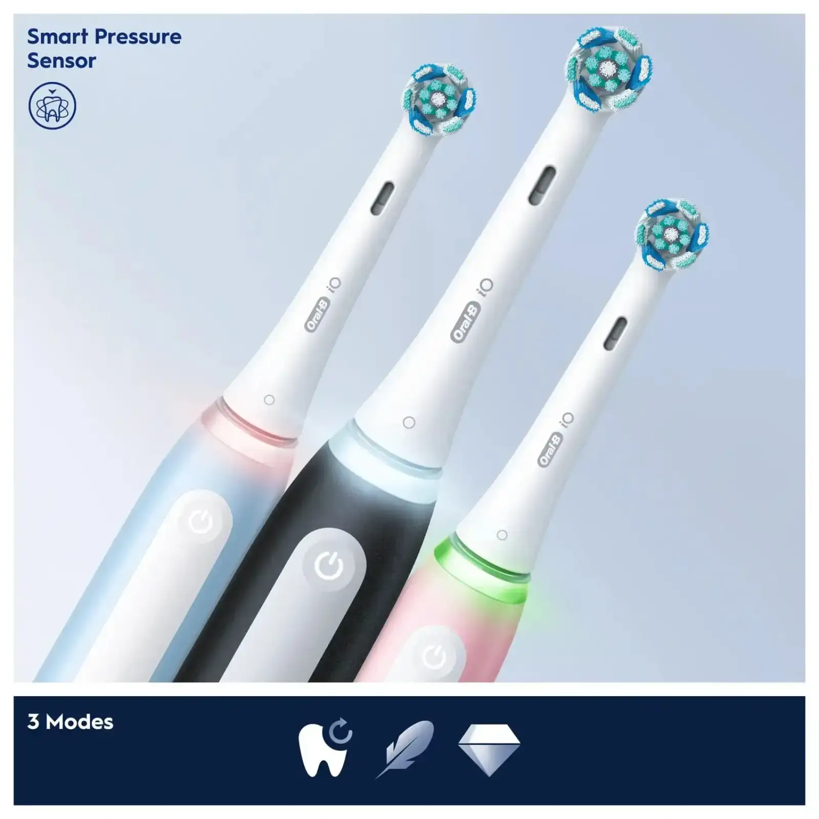 Зубна електрощітка Braun Oral-B iO Series 3 iOG3.1A6.0 Ice Blue UA