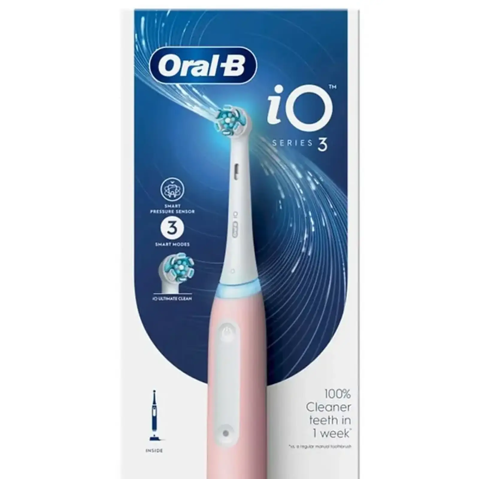 Зубна електрощітка Braun Oral-B iO Series 3 iOG3.1A6.0 Blush Pink UA