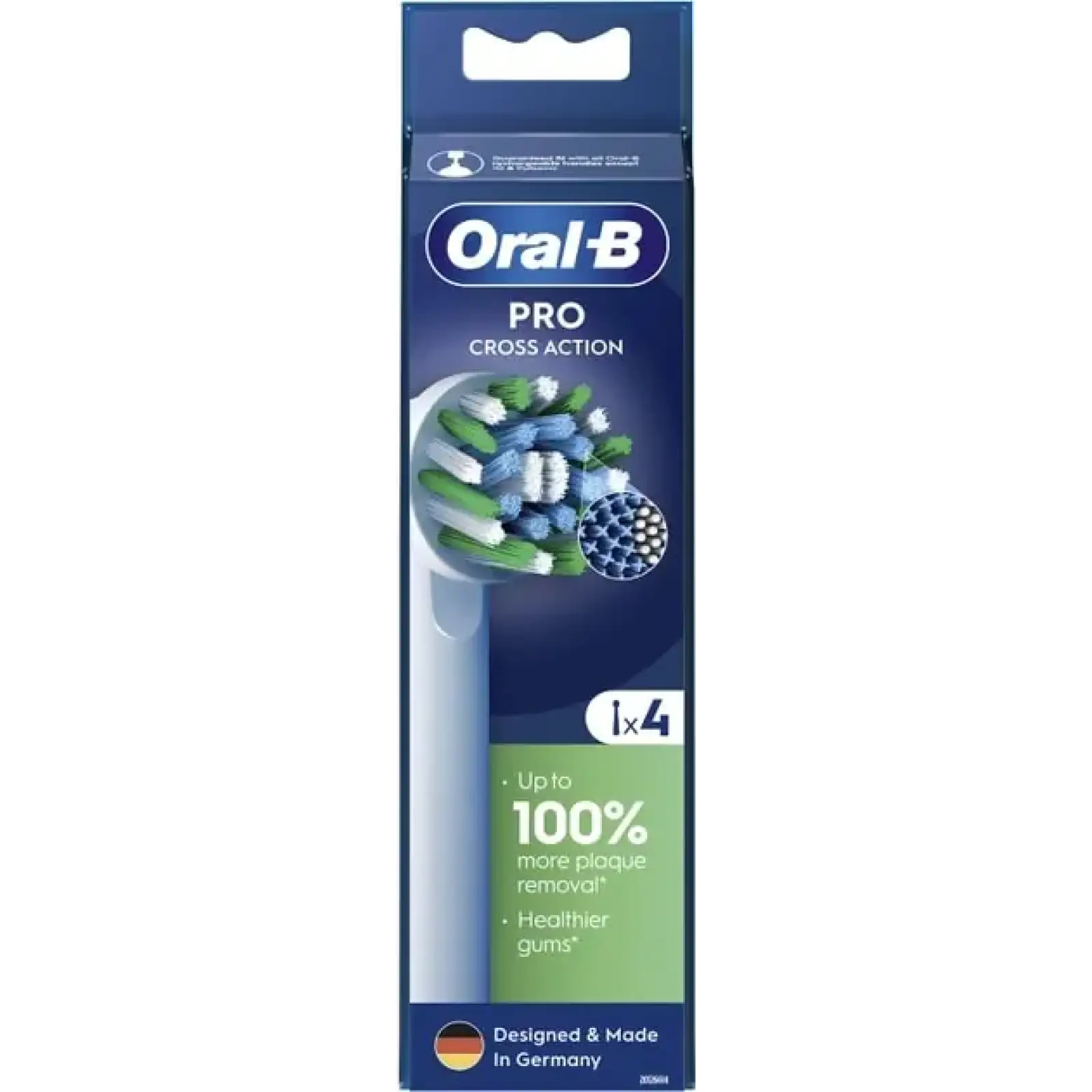 Насадка для зубної електрощітки Braun Oral-B Pro Cross Action EB50RX (4 шт.) UA