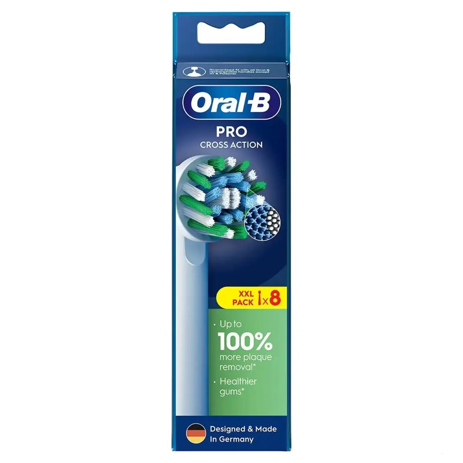 Насадка для зубної електрощітки Braun Oral-B Pro Cross Action EB50RX (8 шт.) UA