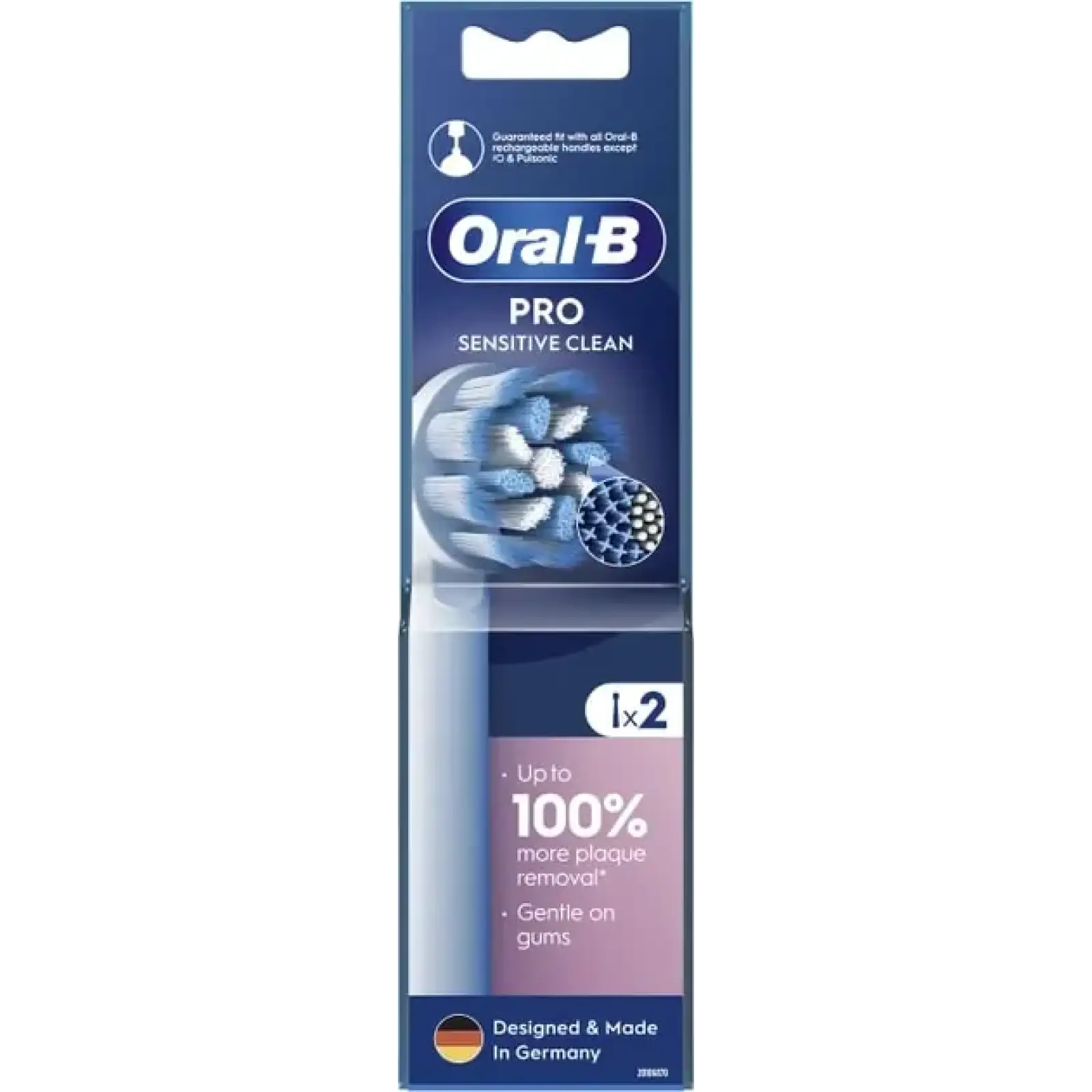 Насадка для зубної електрощітки Braun Oral-B Pro Sensitive Clean EB60X (2 шт) UA
