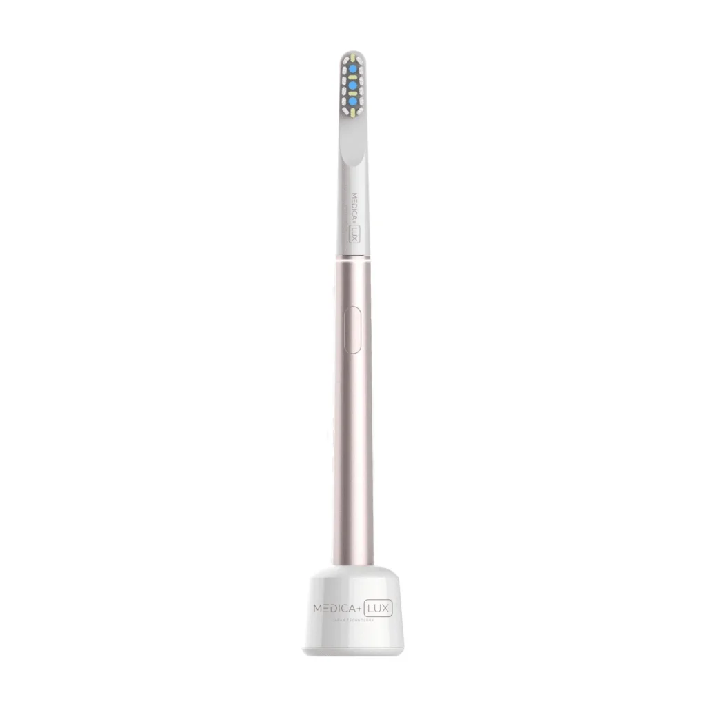 Відбілююча звукова зубна щітка Medica+ Lux 10Х Portable Rose Gold (MD-112446), 2000112446015 UA
