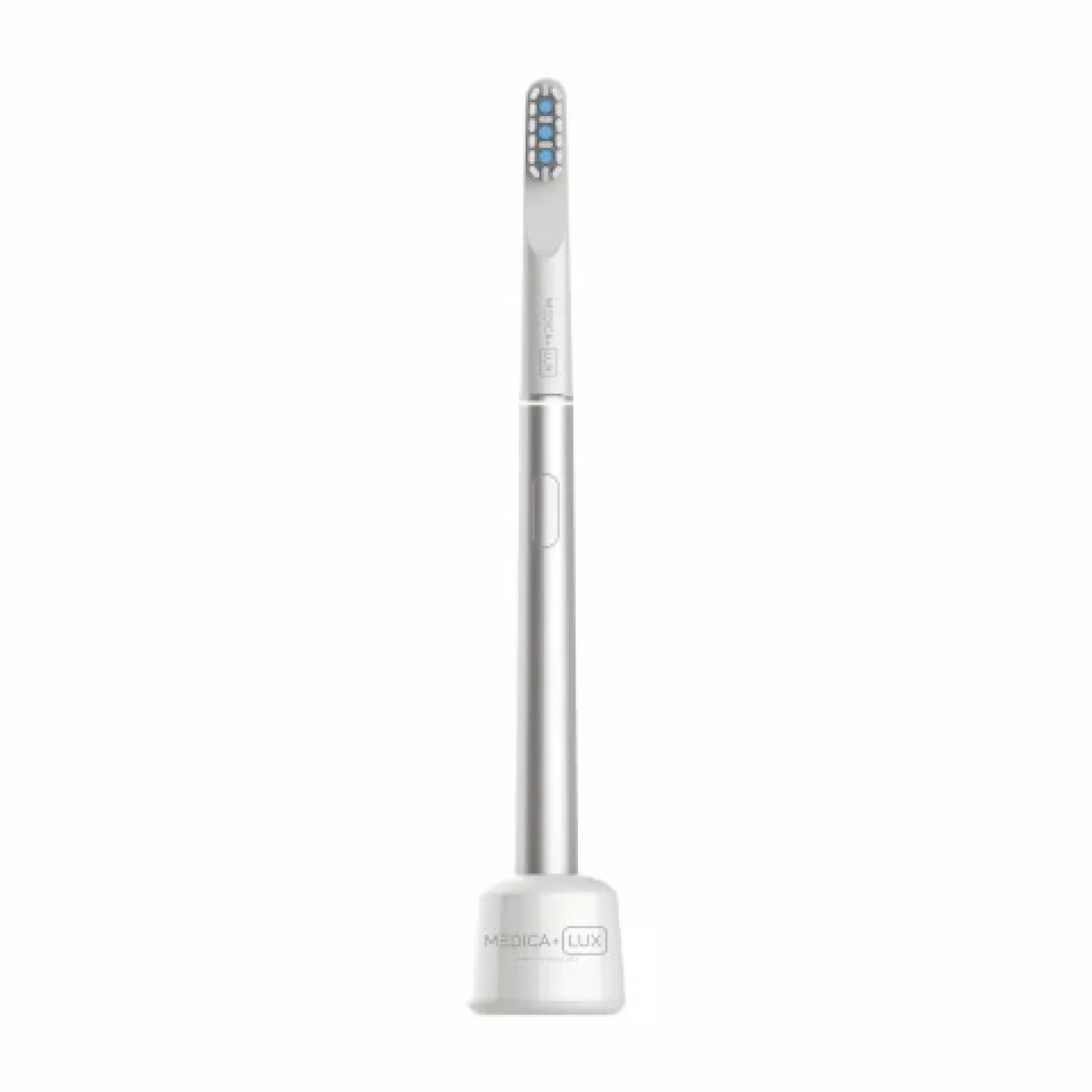 Отбеливающая звуковая зубная щетка Medica+ Lux 10Х Portable Silver (MD-112447), 2000112447012 UA