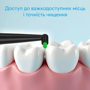 Насадки монопучкові середньої жорсткості для зубної щітки Pecham Black UA