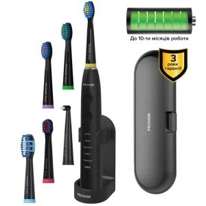 Електрична зубна щітка Pecham Travel PC-085 Black UA