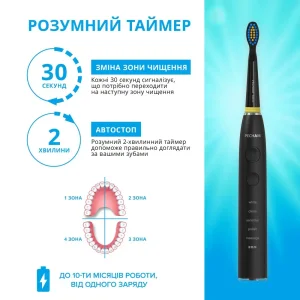 Електрична зубна щітка Pecham Travel PC-085 Black UA