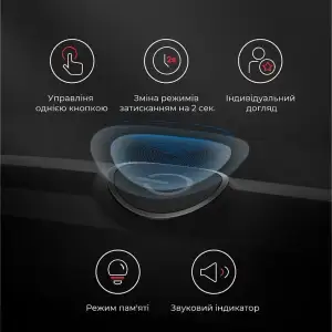 Розумна зубна електрощітка Oclean Endurance Electric Toothbrush Black (6970810552386) UA