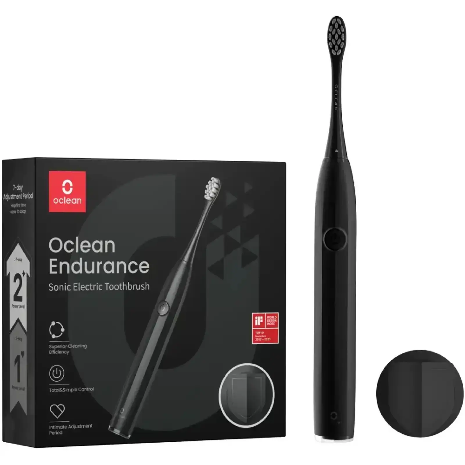 Розумна зубна електрощітка Oclean Endurance Electric Toothbrush Black (6970810552386) UA