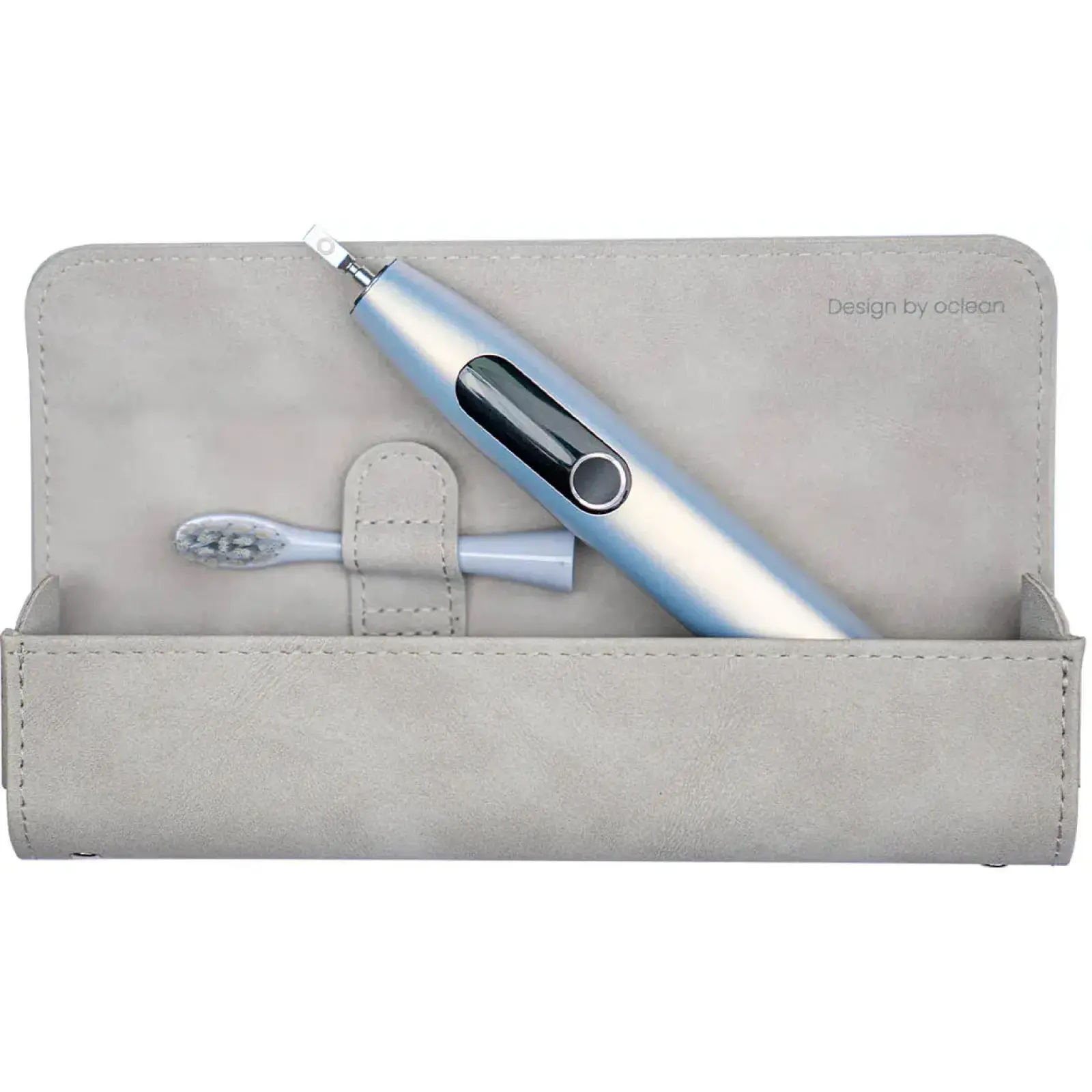 Дорожный футляр для зубной щетки Oclean Toothbrush Travel Case Grey New Soft (6970810553406) UA